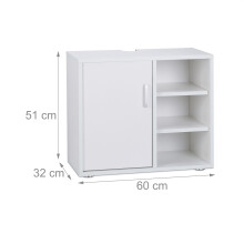 Waschbeckenschrank 4 Fächer