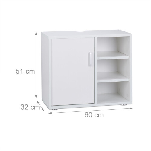 Waschbeckenschrank 4 Fächer