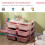 Aufbewahrungsbox für Kinder mit 3 Schubladen, rosa 6