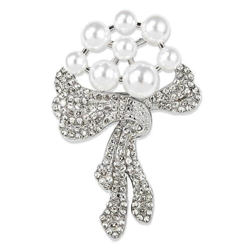 Broches de perlas de lujo para mujer, ideales como regalo.