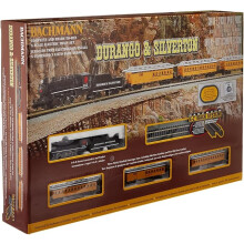Bachmann Trains - Durango & Silverton Ready To Run Electric Train Set - N Scale 0.5 Liters