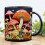 3D Magic Mushrooms Mug Ceramic  3D Fun Space Design Mugs Offices Multi-Purpose Drink Cup for Home Office Dorm A 3