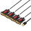 4 Port USB to RS232 DB9 Serial (9-Pin) Adapter Cable for  OS, Windows, Android, Linux 2