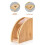 Hand Brewed Coffee Filter Paper Storage Rack Set Coffee Filter Paper Storage Box Solid Wood Filter Paper Storage Rack 6