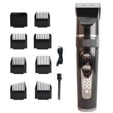 Állítható hajvágó személyre szabott stílusokhoz, rozsdamentes acél kerámia pengekészlet testreszabási lehetőségekkel