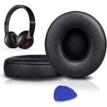 Fülpárnák csere a Beats Solo 2 és Solo 3 vezeték nélküli fülhallgatóhoz (fekete) WD7