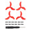 Propellers for Avata 2 Drones Access for Avata 2 Drones Bladee Spare Part Replacement Propellers 4PCS  Red 1