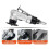 Chamfering Machine, Pneumatic Beveling Machine for Inner Hole Deburring Linear,1/4 Inch Intake Connection,Set A 2