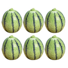Eease 6 stk. mini vannmelonmodeller falske miniatyrvannmeloner mini falske frukter