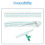 Replacement Fleece for  3-In-1 Window Cleaner with Microfibre Fleece,for Window Squeegee and Frames 42 cm 2PCS 4
