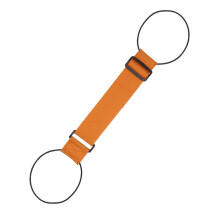 Correia elástica ajustável para mala, cinta de fixação para viagem, laranja, resistente e segura