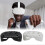 Capa protetora em silicone resistente a impactos para auscultadores de realidade virtual compatível com Quest 2 1