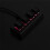 4 Keys Programmable Keypad Red  Ctrl C V Enter  Mechanical Keyboard Support NKRO for Gaming Office Black A 6