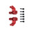 Kit di Sterzo Anteriore per Auto RC, per UDIRC 1/16 GR UD M16, Accessori per Auto RC, Rosso 3