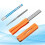 2 Double-Sided Diamond Knife Sharpener/1 Retractable Diamond Sharpening Rod,Blade Sharpener Stone Pocket Knife Sharpener 7