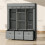 Light Grey Fabric Wardrobe with 3 Drawers and Clothes Rail 4