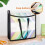 Expandable Scrapbook Paper Storage Organizer, Black Paper Folio for 12 x 12 Sheets, with Portable Handle 5