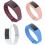 (Black,L)Soft Rubber Replwatch Strap Solid Color Fashion Simple Daily Tpu Material 3
