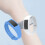(Black,L)Soft Rubber Replwatch Strap Solid Color Fashion Simple Daily Tpu Material 9