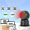 2D QR Barcode Scanner Desktop Wired Scanner Hands-Free Omnidirectional USB Barcode Reader 1D QR Screen Barcode Scanning 2