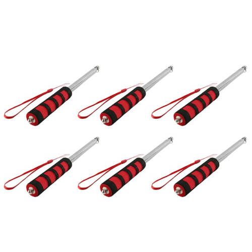 6X Extendable 2M Portable Telescopic Handheld Flag Pole Tool for Flags Windsock 1