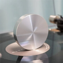 Skivvikt Turntable Disc Stabiliz, Turntable Vikt Stabiliserare, Vinylskivstillbehör för Förbättrad Ljud Silver