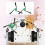 Replacement Parts for    &  Slim Robotic Vacuum Cleaner, Roller Brushes + Side Brushes + Filters 6