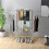 Foldable 3 Tier Clothes Drying Rack Silver White 4