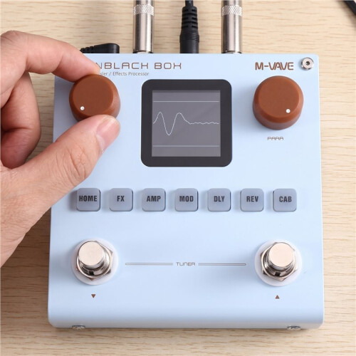 M-VAVE BLACK BOX Guitar Effects Processor, Supports IR Loading for Recording/Performance/Practice, ANNBLACK BOX 2