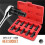 10PC 3/8" Drive Socket Set H3-14/T20-60 with Red Case, Professional Torx/Hex Tool Kit for Auto Maintenance Hex Type 1