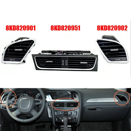 1set Air Conditioning Vent 8KD820901 8KD820902 Suitable for  A4 B8 A5 2