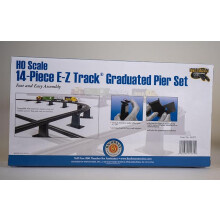 Bachmann Trains 14 PC. E-Z TRACK GRADUATED PIER SET - HO Scale