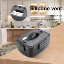 2L Portable Electric Lunch Box with 304 Stainless Steel No Water Needed Automatic Heating Meal Container UK Plug