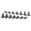 BACHMANN Bachmann Trains 14 PC. E-Z TRACK GRADUATED PIER SET - HO Scale 2