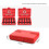 10PC 3/8" Drive Socket Set H3-14/T20-60 with Red Case, Professional Torx/Hex Tool Kit for Auto Maintenance Hex Type 6