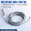 Inductive Analog Proximity Sensor KJ4-M18MB80-ANU M18 Thread 0-10V Linear Voltage Position Displacement Detection 3