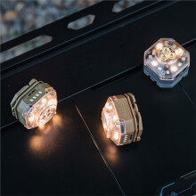ShineTrip Wiederaufladbare LED-Stirnlampe Multifunktionale LED Camping Handwellen-Sensor für Angeln Camping Outdoor Kopf A
