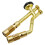 Dual- Gas Torch for Welding High Temperature Brass Flame Burner Propane Compatible 6