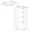 Foldable 8 Tier Tower Clothes Airer Drying Rack White 5