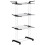 Foldable Clothes Drying Rack 4 Tier with Wheels Black 1