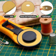 20 Piezas de Cuchillas de Cortador Rotativo, Cuchilla de Cortador Rotativo para Acolchado, Scrapbooking y Costura, Compatible con , OLFA,