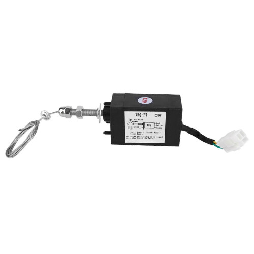 DC 12/24V Diesel Engine Flame Out Device Engine Stop Solenoid Valve(12V)