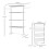 4 Tier Mobile Clothes Drying Rack with Wheels Stainless Steel 5