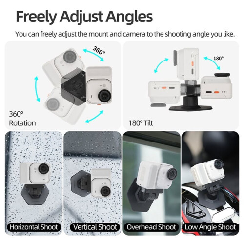 Magnetic Flexible Adhesive Mount for  GO Ultra Camera Quick Release Base Stand 1