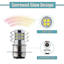 ampoule LED P42d 6V/12V pour phare de moto, feux de route/croisement, blanche, compatible avec Ural M72, Dnepr K750 et Izh.