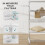 4 Tier Mobile Clothes Drying Rack with Wheels Stainless Steel 8