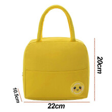 Sac à lunch isotherme réutilisable et étanche avec doublure en film d'aluminium, idéal pour les pique-niques, le camping et les voyages