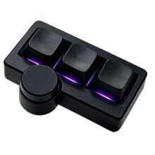 Hot-Swappable Gaming Keyboard RGB Type-C Wired Portable Multi-Combination/Multimedia Game Black