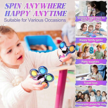3er-Pack Fidget Spinner für Erwachsene und Kinder von 4-8-12 Jahren mit Autismus, ADHS, Valentinstagsgeschenk, Spielzeug gegen Ang