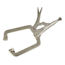9 Inch Steel C Clamp Vise Grip Locking Welding Pliers Wood Tenon Locator Woodworking Hand Tool for Welding
